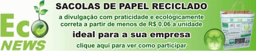 Eco News - Publicidade em Sacolas de Papel Reciclado
