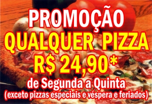 Promoção Bella Bari Pizzaria